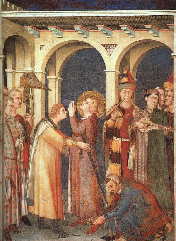 Simone Martini St.Martin is Knighted Germany oil painting art
